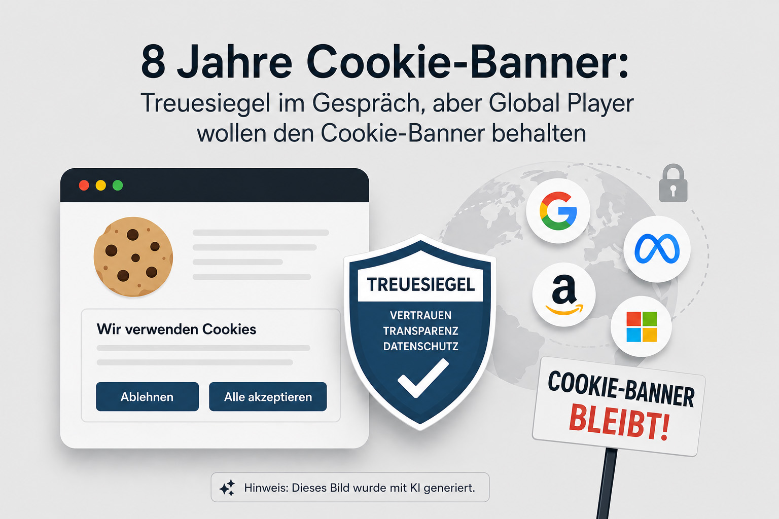 8 Jahre Cookie-Banner-DSGVO-Jubiläum-2026, KI-generierter Inhalt