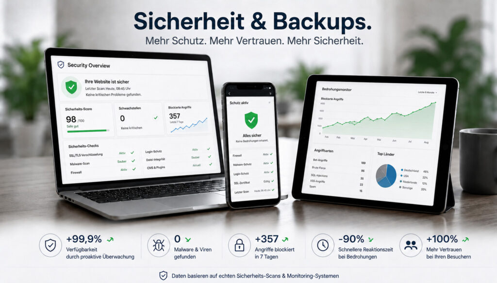Sicherheit und Backups